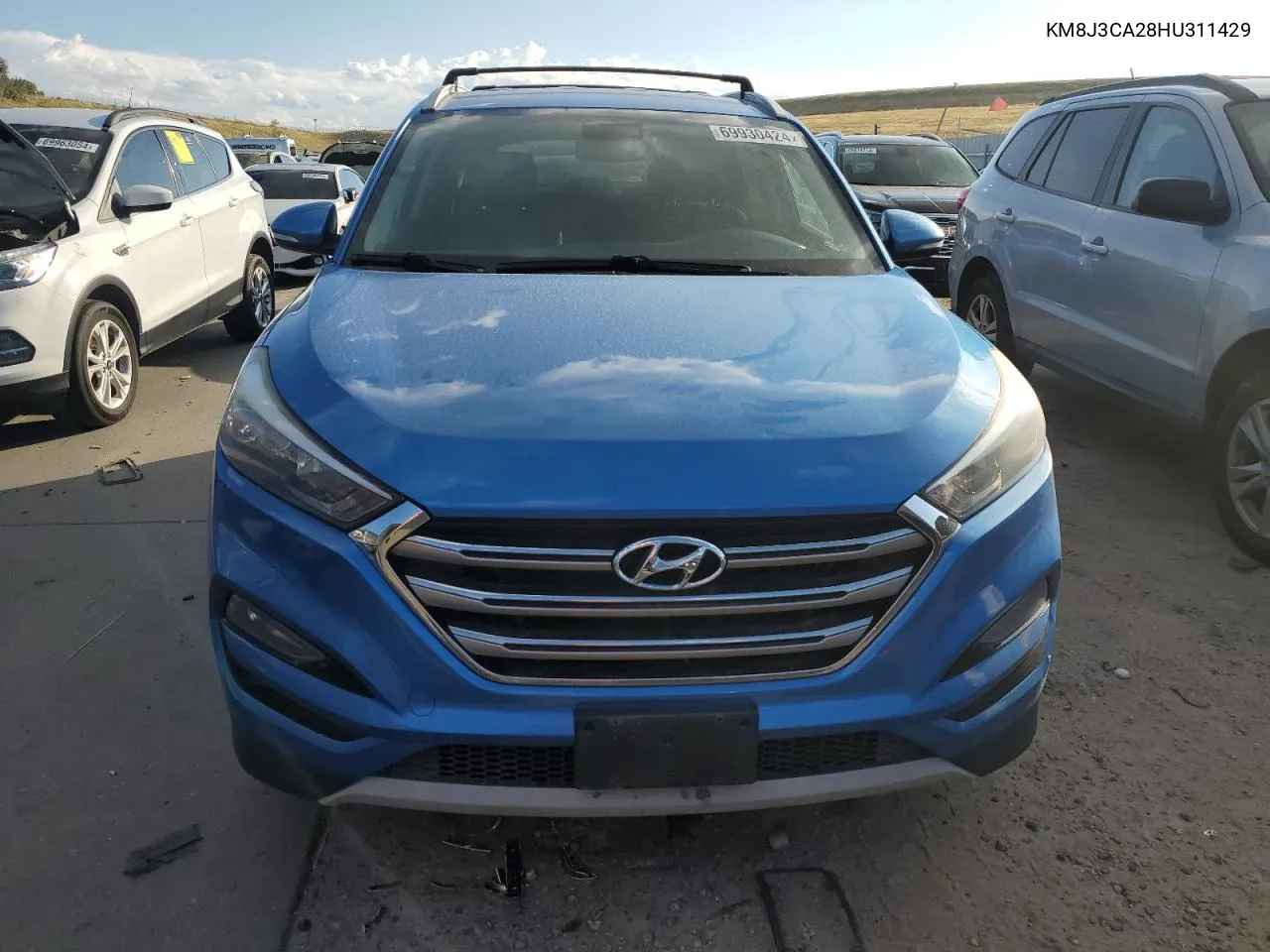 2017 Hyundai Tucson Limited VIN: KM8J3CA28HU311429 Lot: 69930424