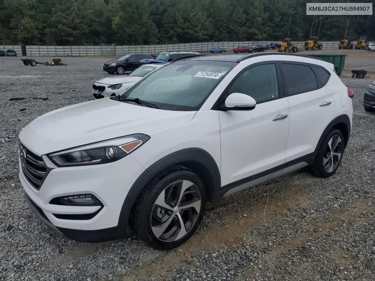 KM8J3CA27HU594907 2017 Hyundai Tucson Limited