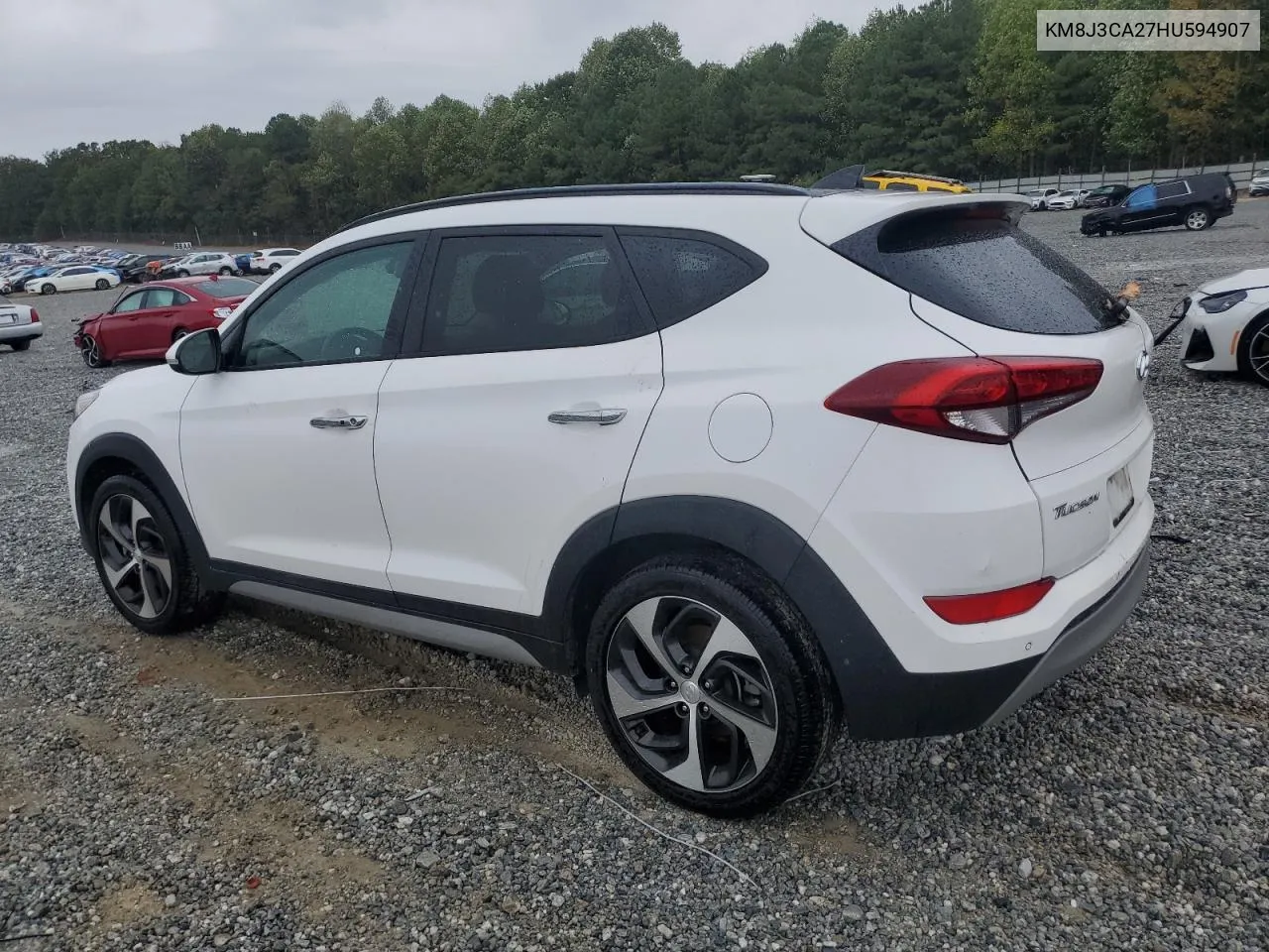 KM8J3CA27HU594907 2017 Hyundai Tucson Limited