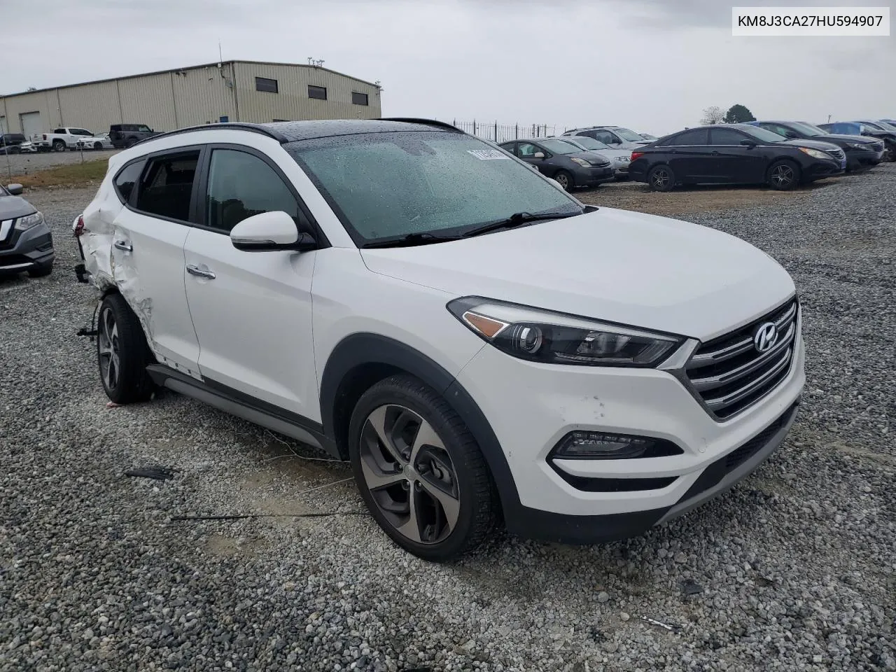 KM8J3CA27HU594907 2017 Hyundai Tucson Limited