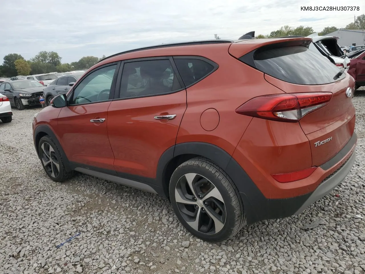 KM8J3CA28HU307378 2017 Hyundai Tucson Limited