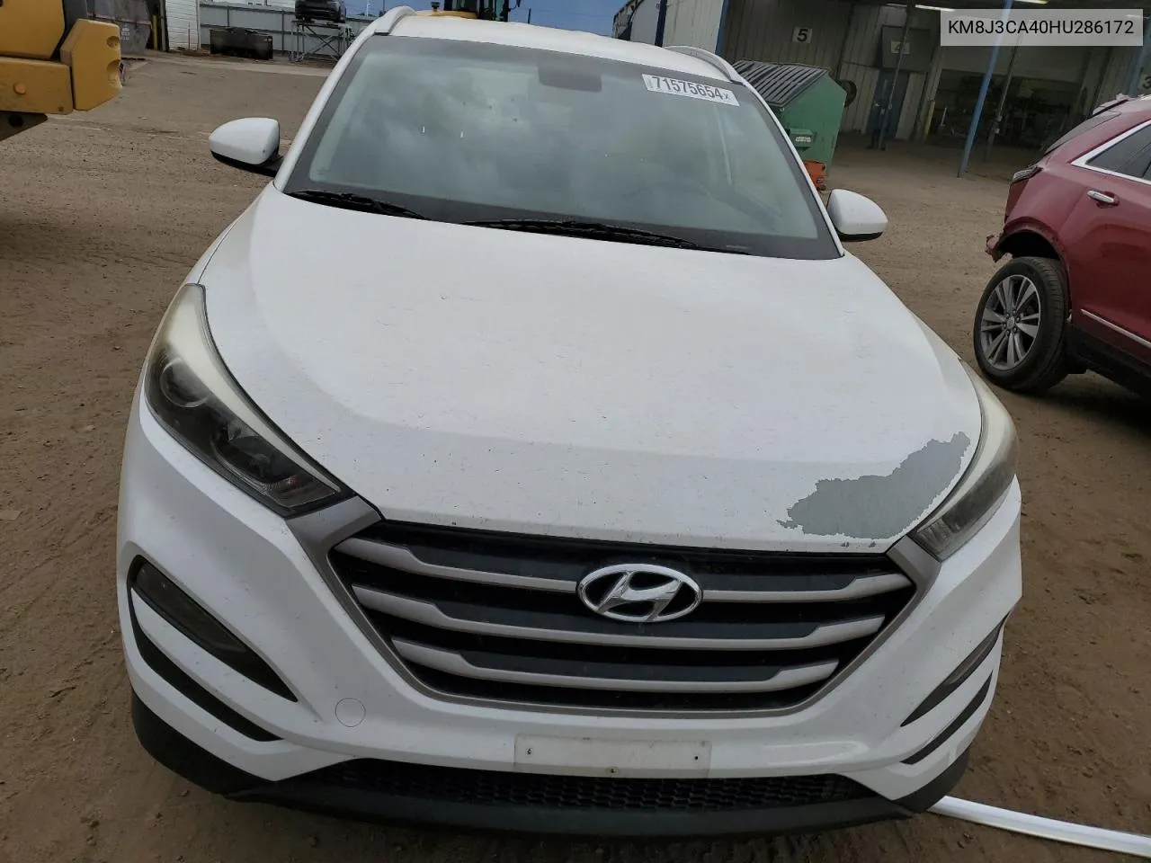 KM8J3CA40HU286172 2017 Hyundai Tucson Limited