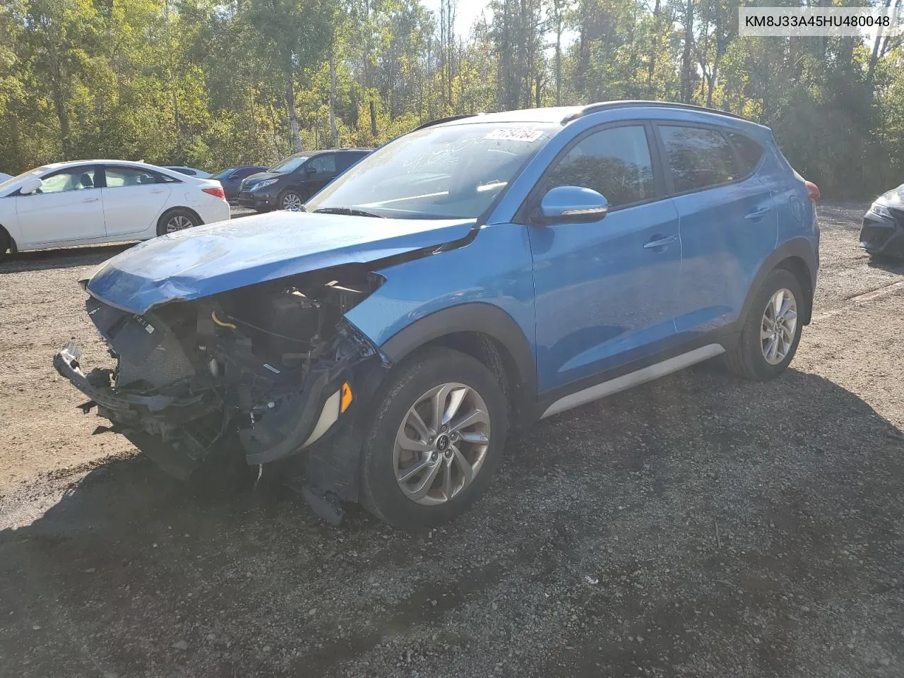 KM8J33A45HU480048 2017 Hyundai Tucson Limited