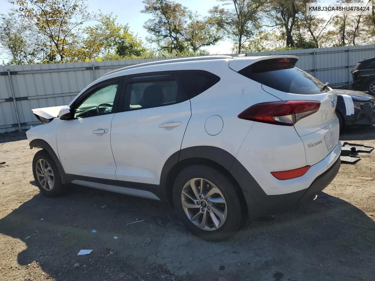 KM8J3CA48HU478424 2017 Hyundai Tucson Limited