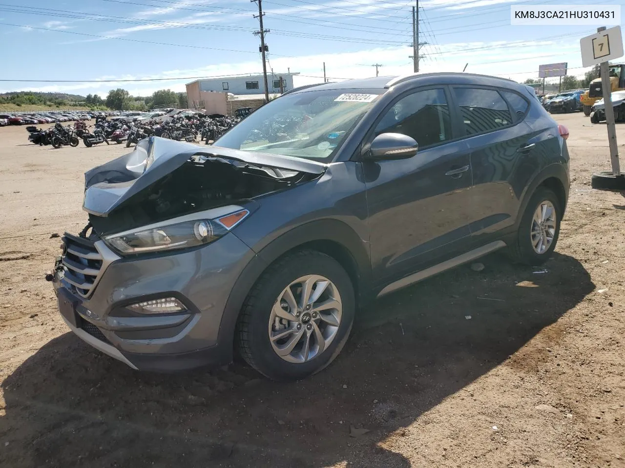 KM8J3CA21HU310431 2017 Hyundai Tucson Limited