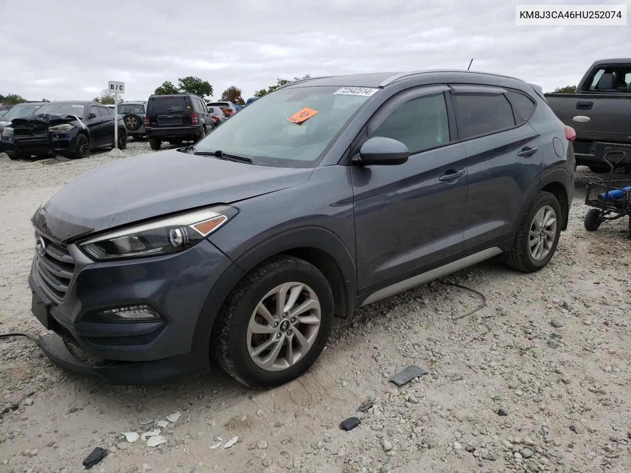 KM8J3CA46HU252074 2017 Hyundai Tucson Limited