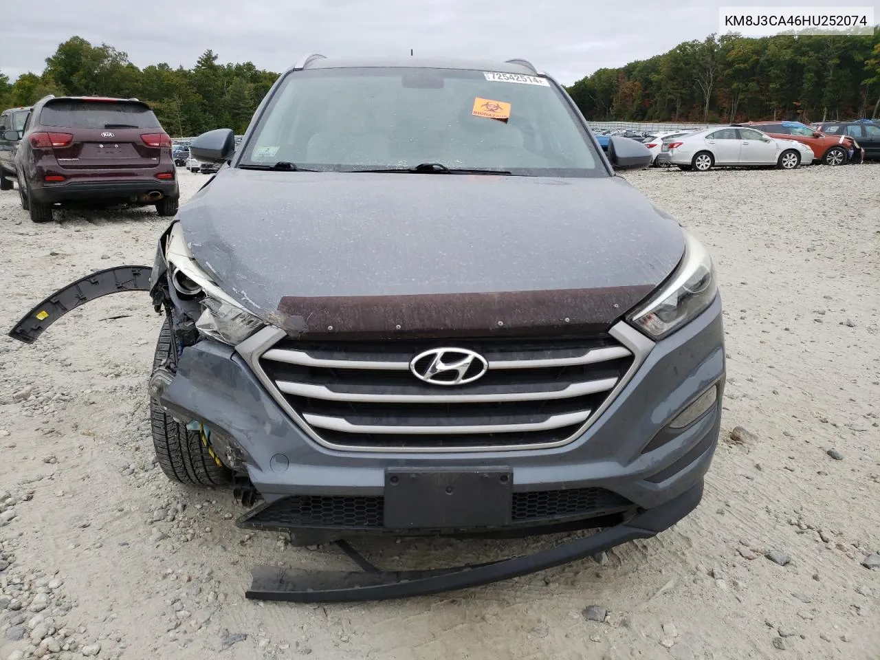 KM8J3CA46HU252074 2017 Hyundai Tucson Limited