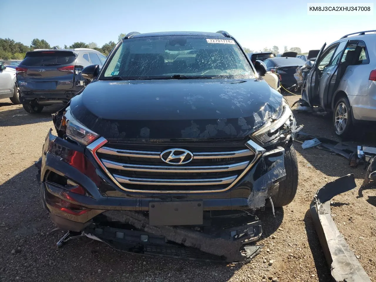 KM8J3CA2XHU347008 2017 Hyundai Tucson Limited