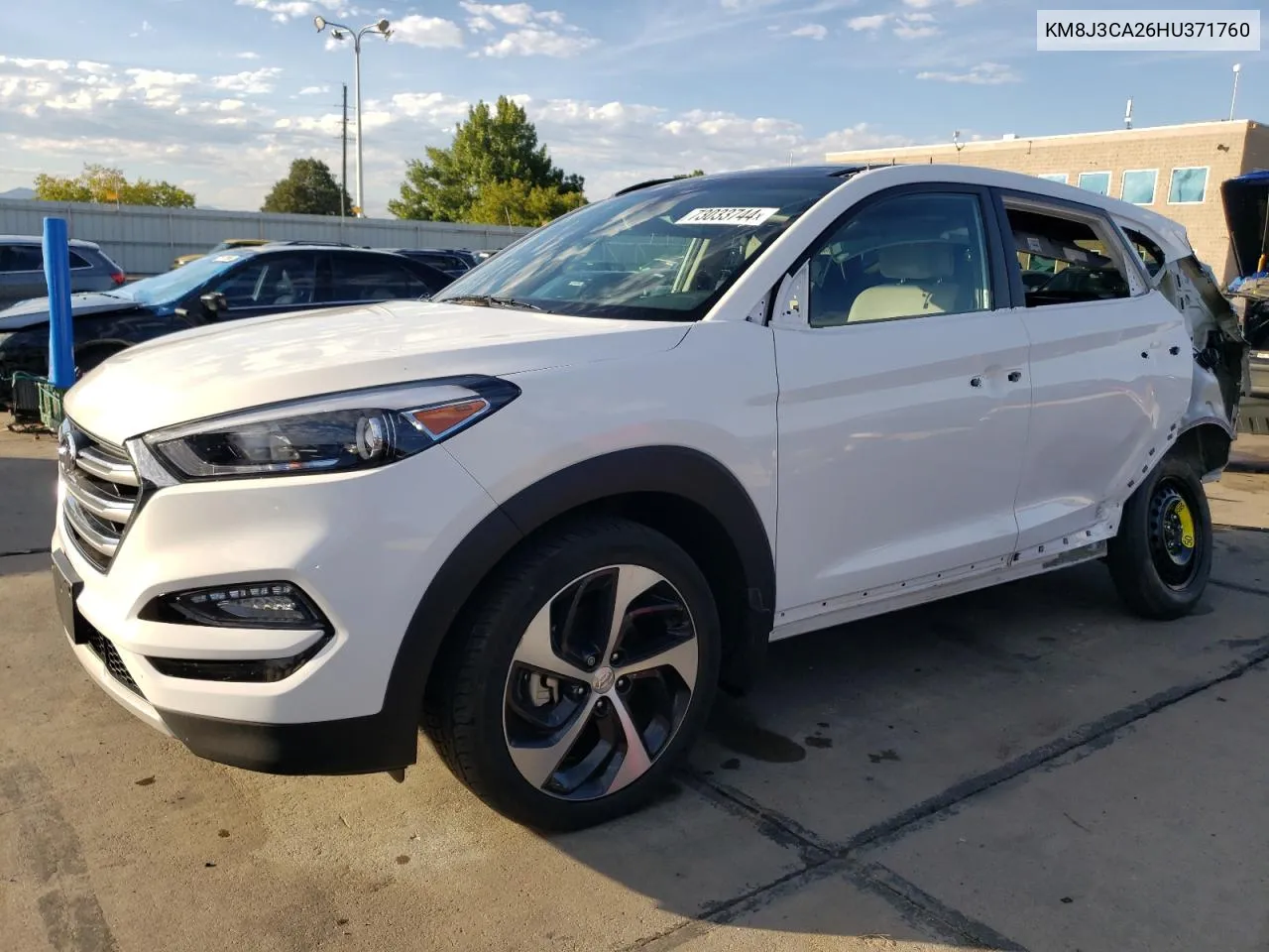 KM8J3CA26HU371760 2017 Hyundai Tucson Limited