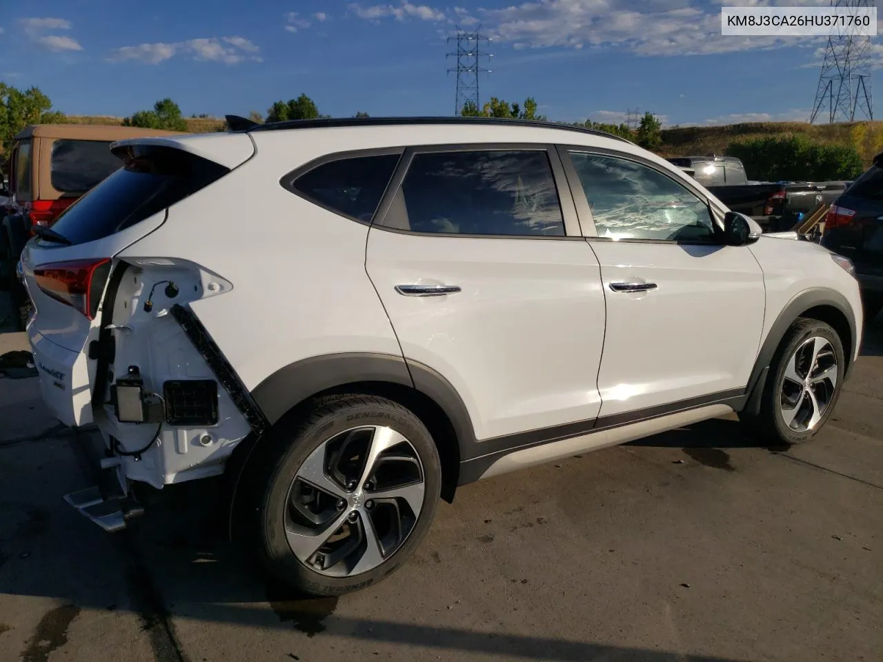 KM8J3CA26HU371760 2017 Hyundai Tucson Limited