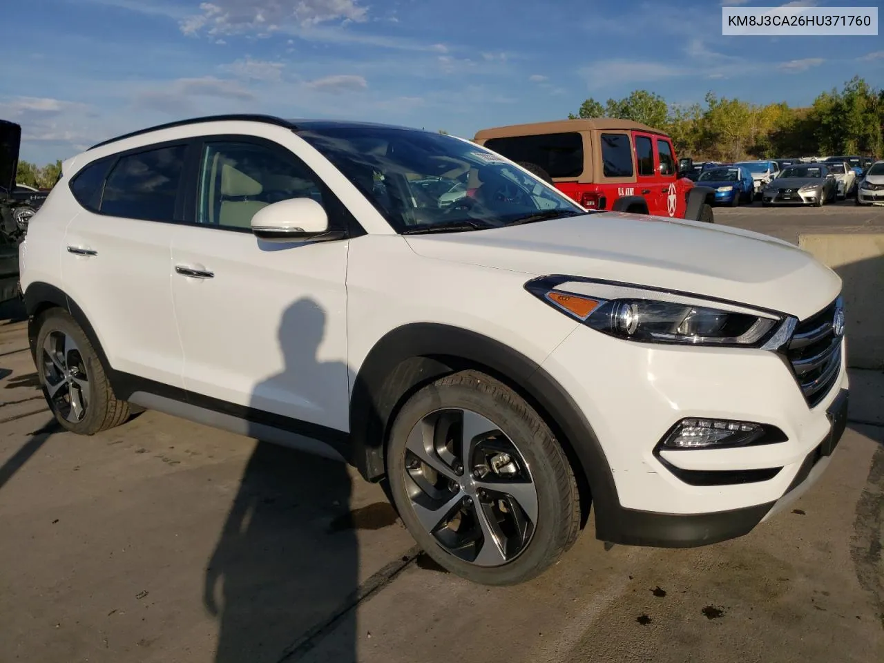 KM8J3CA26HU371760 2017 Hyundai Tucson Limited