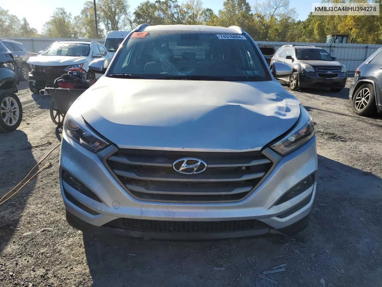 KM8J3CA48HU394278 2017 Hyundai Tucson Limited