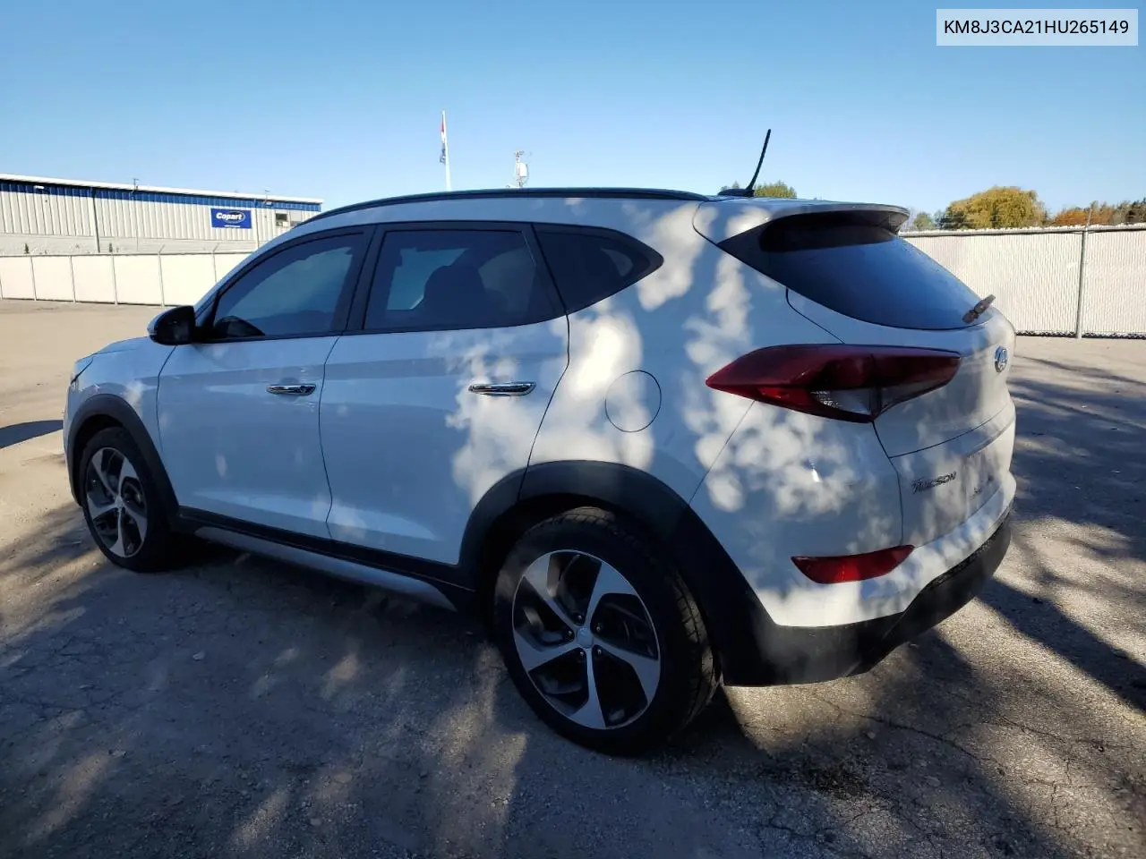KM8J3CA21HU265149 2017 Hyundai Tucson Limited