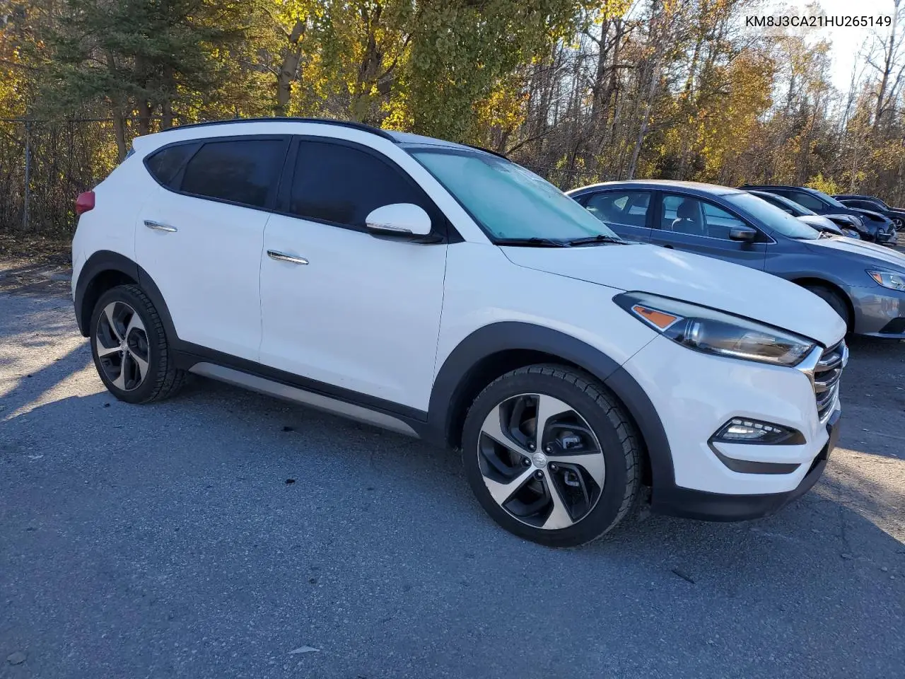 KM8J3CA21HU265149 2017 Hyundai Tucson Limited