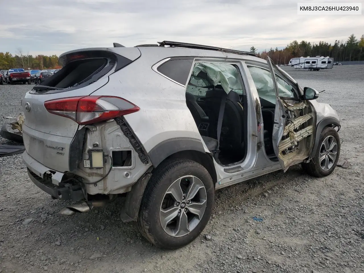 KM8J3CA26HU423940 2017 Hyundai Tucson Limited