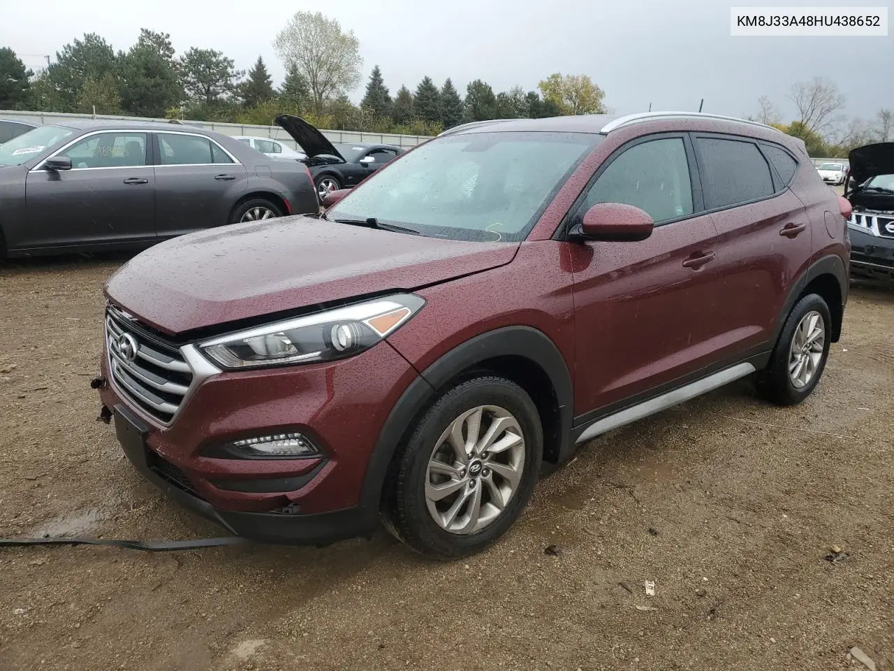 KM8J33A48HU438652 2017 Hyundai Tucson Limited