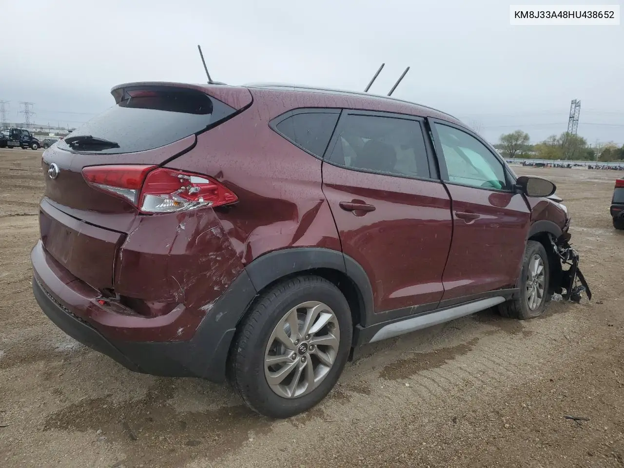 KM8J33A48HU438652 2017 Hyundai Tucson Limited