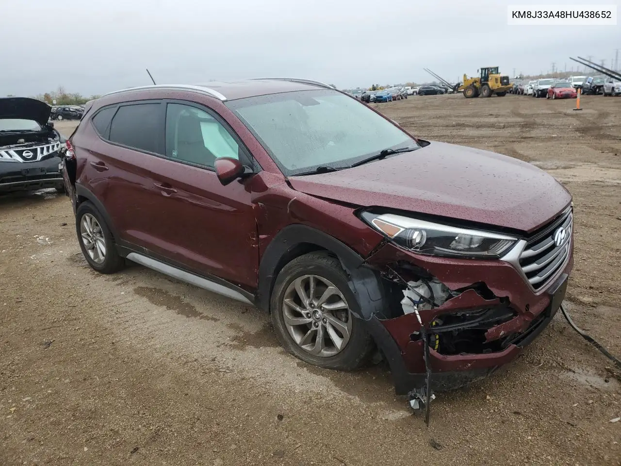 KM8J33A48HU438652 2017 Hyundai Tucson Limited