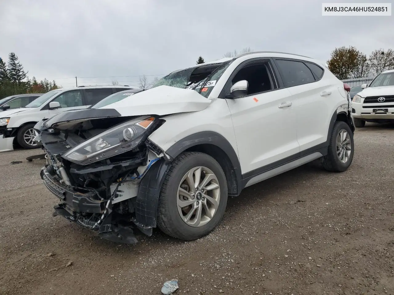 KM8J3CA46HU524851 2017 Hyundai Tucson Limited