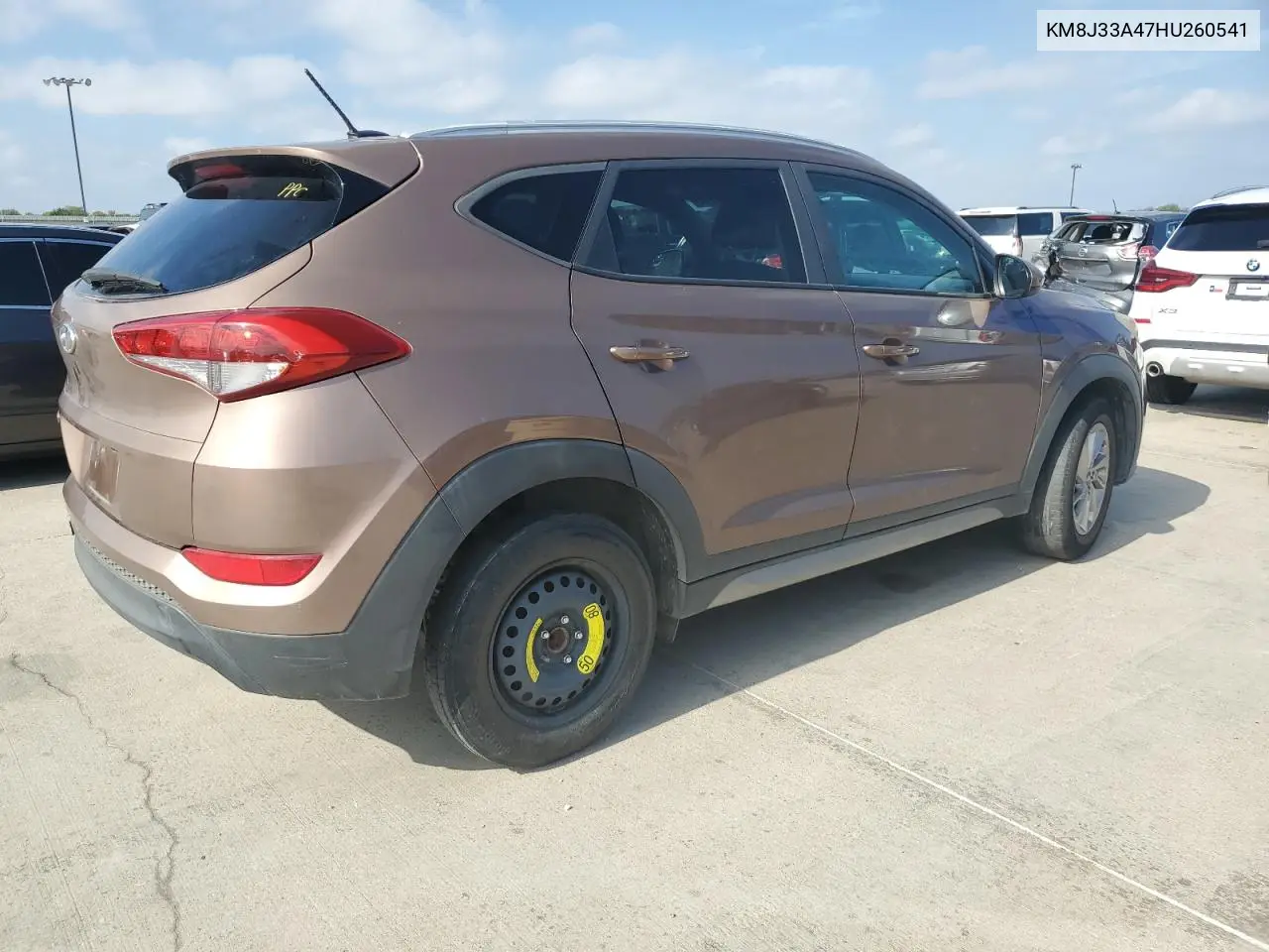 KM8J33A47HU260541 2017 Hyundai Tucson Limited