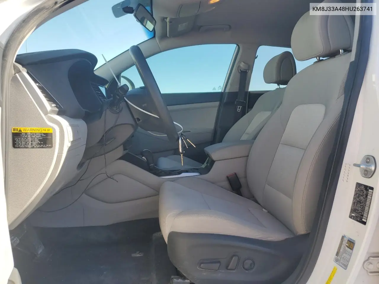 KM8J33A48HU263741 2017 Hyundai Tucson Limited