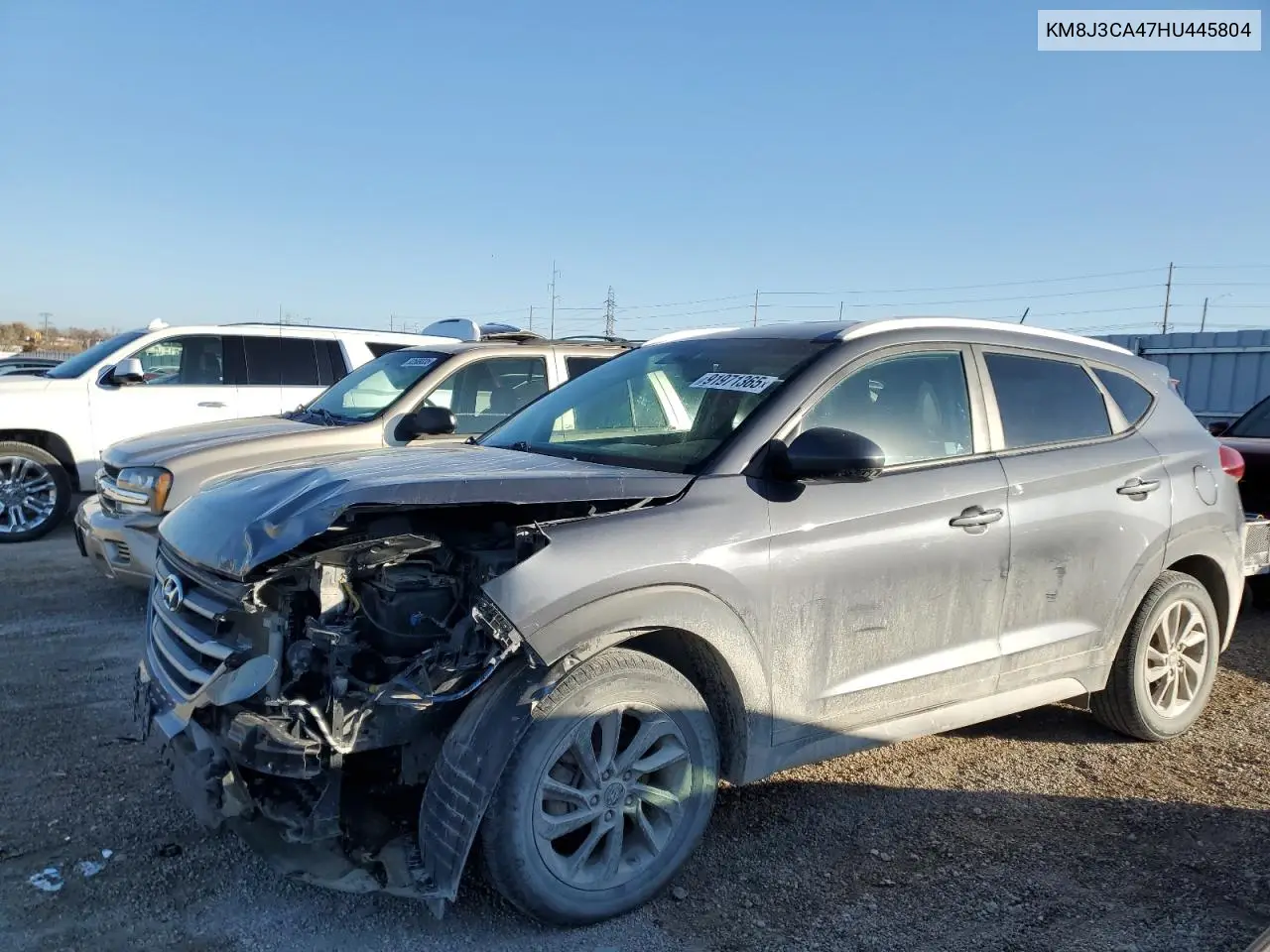 KM8J3CA47HU445804 2017 Hyundai Tucson Limited