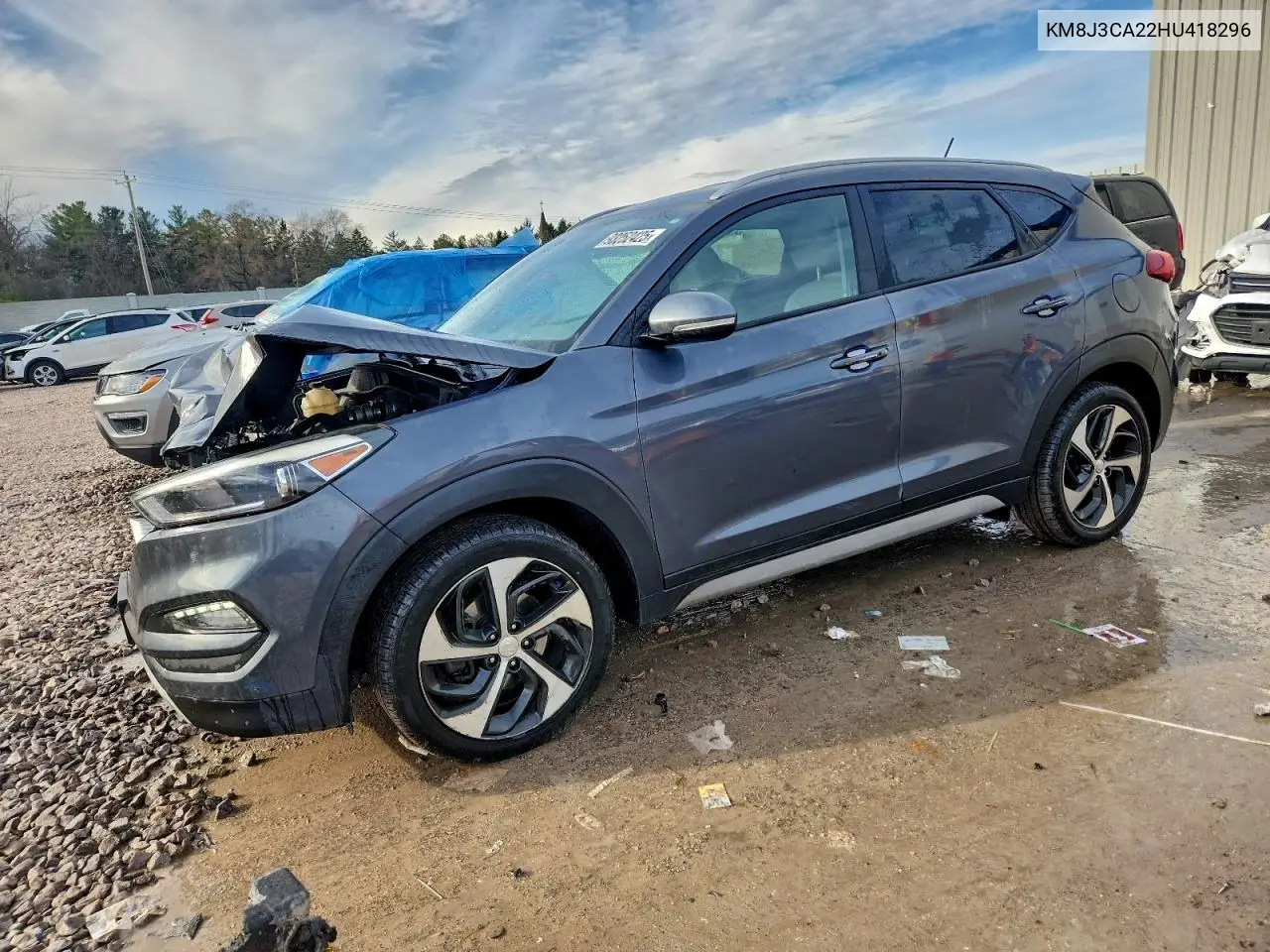 KM8J3CA22HU418296 2017 Hyundai Tucson Limited