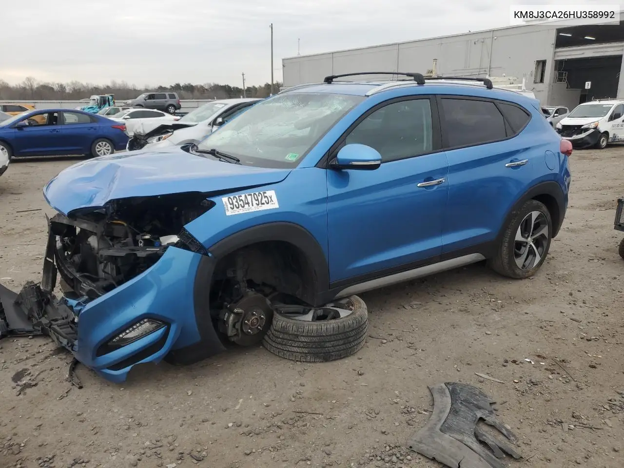 KM8J3CA26HU358992 2017 Hyundai Tucson Limited