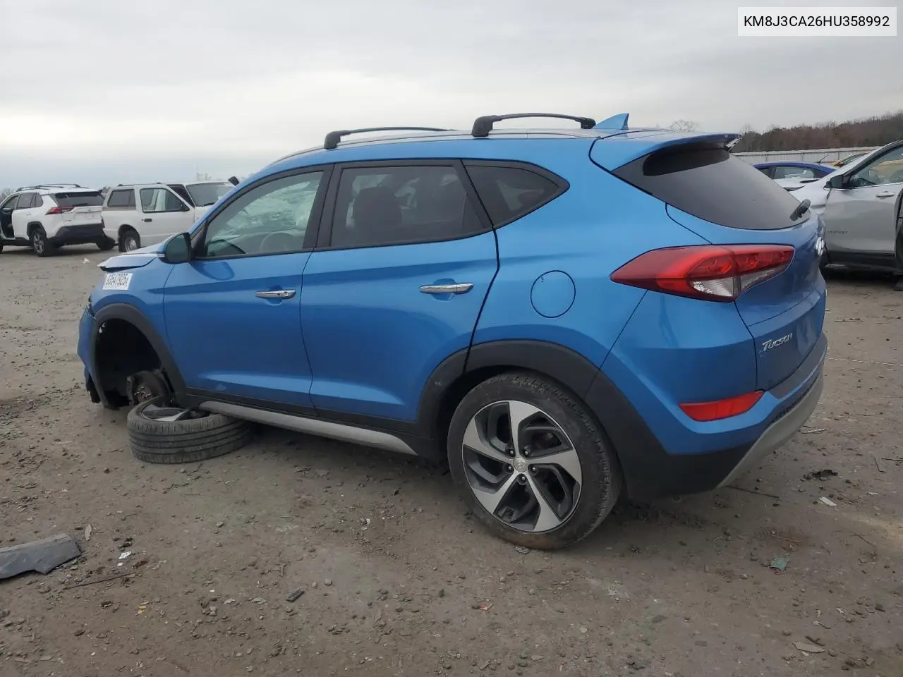 KM8J3CA26HU358992 2017 Hyundai Tucson Limited