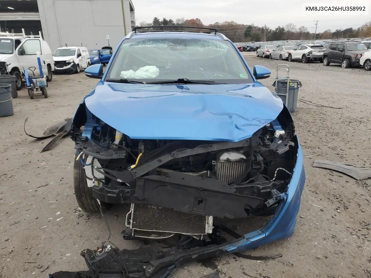 KM8J3CA26HU358992 2017 Hyundai Tucson Limited