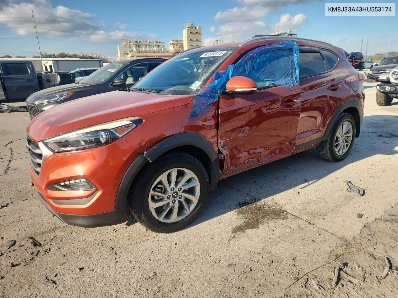 KM8J33A43HU553174 2017 Hyundai Tucson Limited