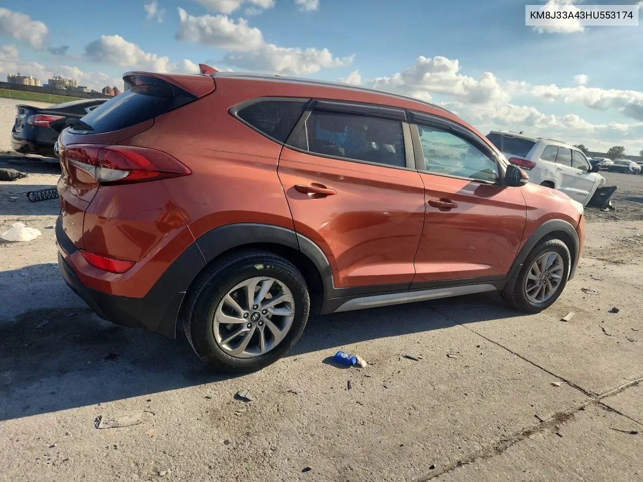 KM8J33A43HU553174 2017 Hyundai Tucson Limited