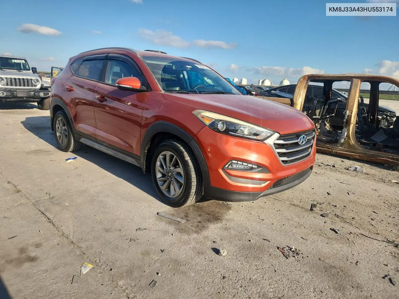 KM8J33A43HU553174 2017 Hyundai Tucson Limited