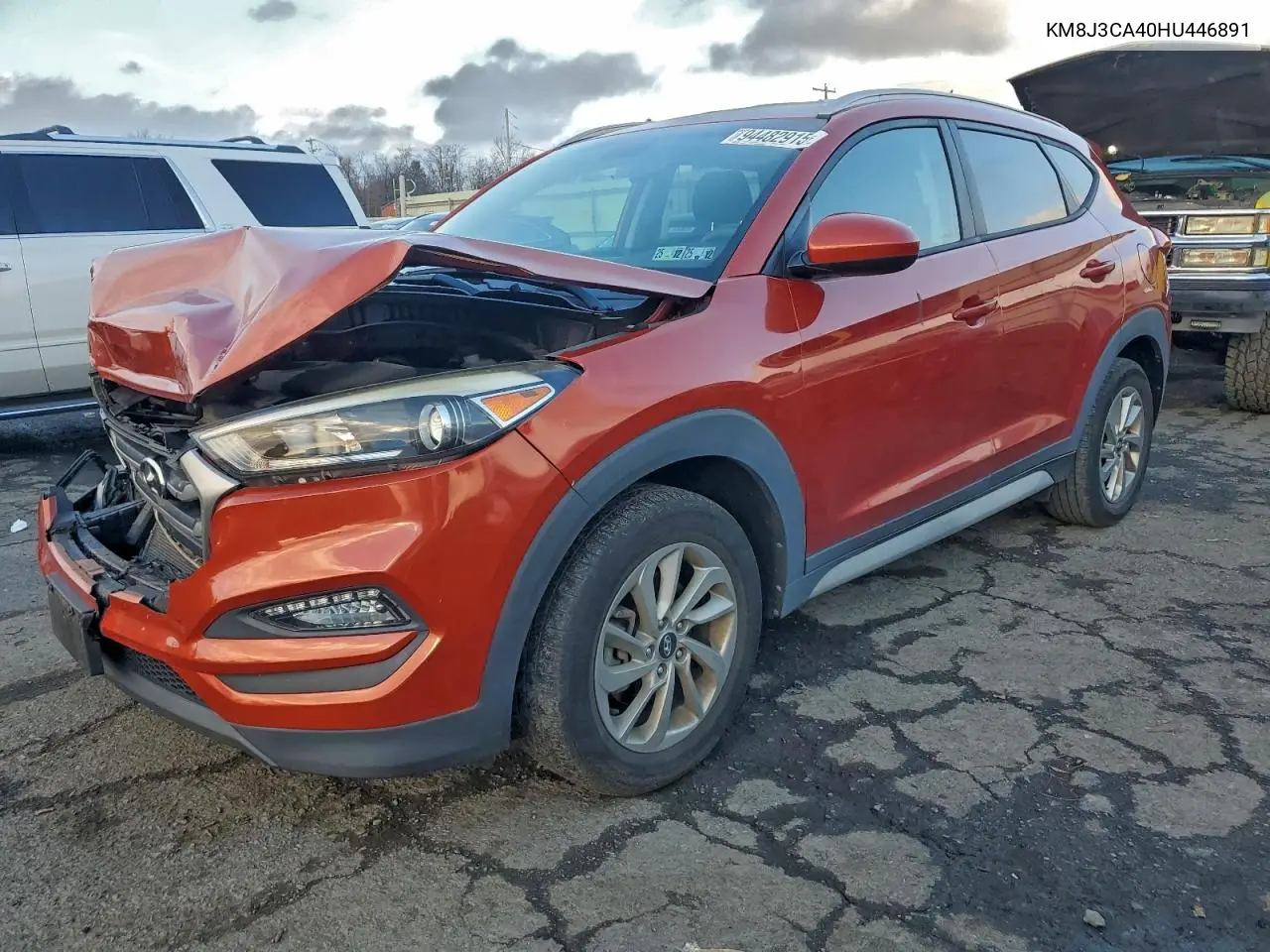 KM8J3CA40HU446891 2017 Hyundai Tucson Limited