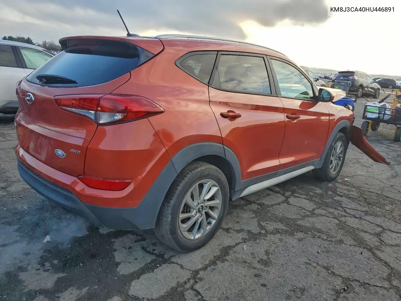 KM8J3CA40HU446891 2017 Hyundai Tucson Limited