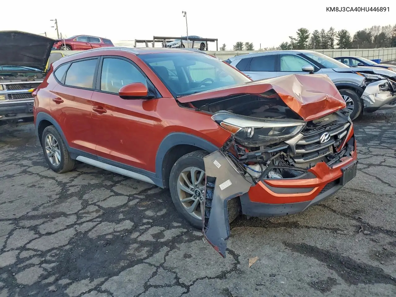 KM8J3CA40HU446891 2017 Hyundai Tucson Limited