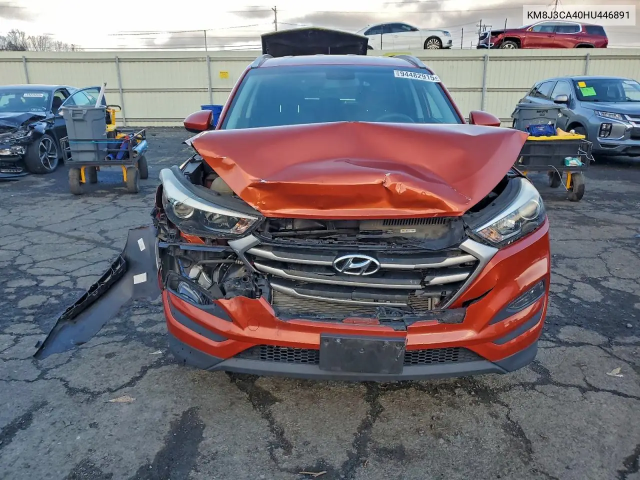KM8J3CA40HU446891 2017 Hyundai Tucson Limited