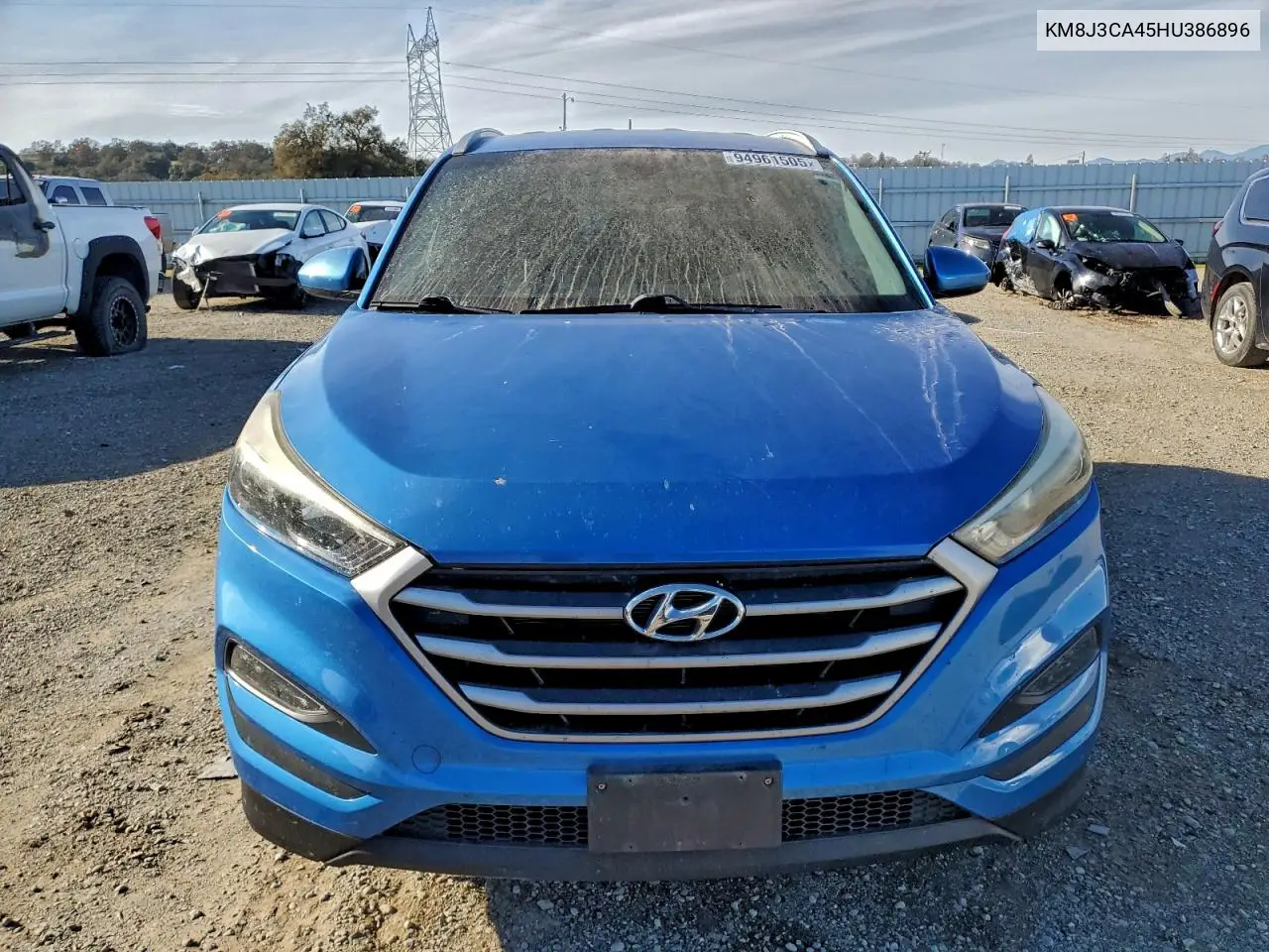 KM8J3CA45HU386896 2017 Hyundai Tucson Limited