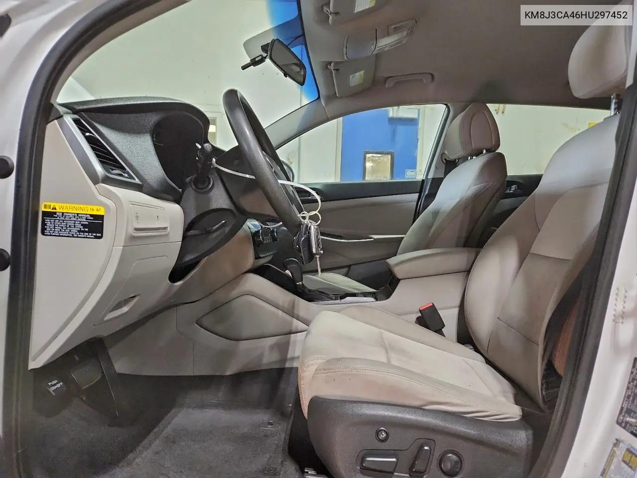 KM8J3CA46HU297452 2017 Hyundai Tucson Limited
