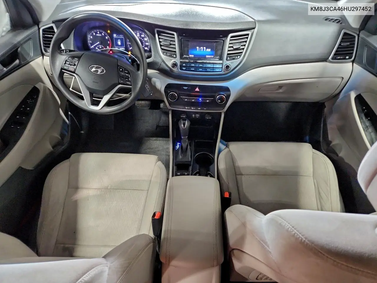 KM8J3CA46HU297452 2017 Hyundai Tucson Limited