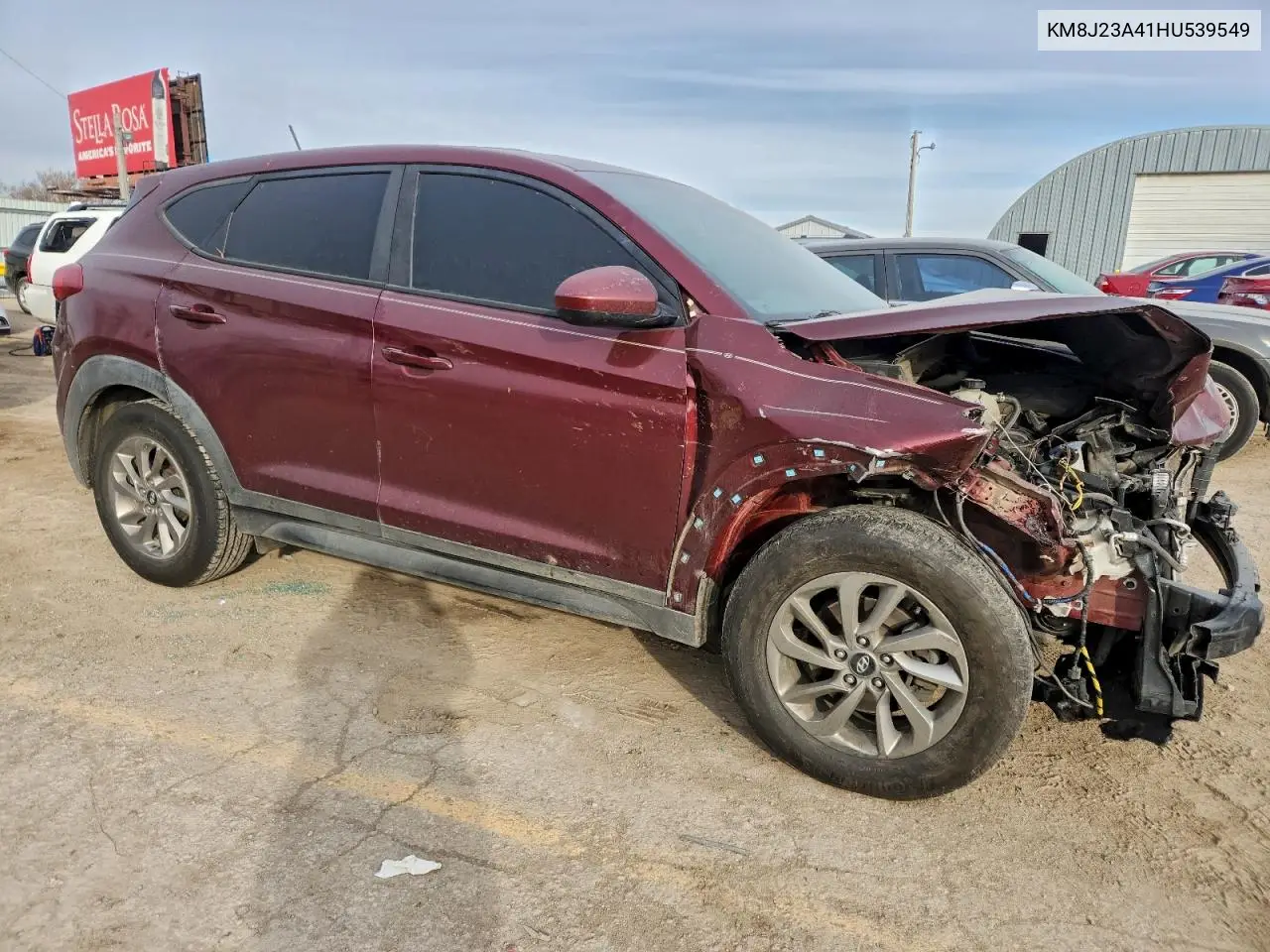 KM8J23A41HU539549 2017 Hyundai Tucson Se