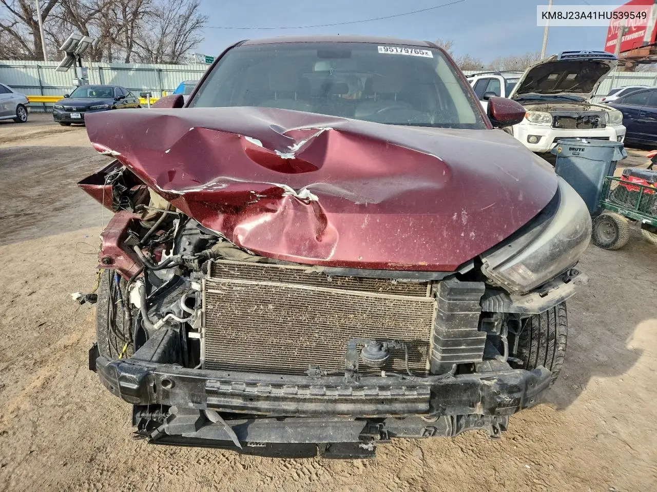 KM8J23A41HU539549 2017 Hyundai Tucson Se