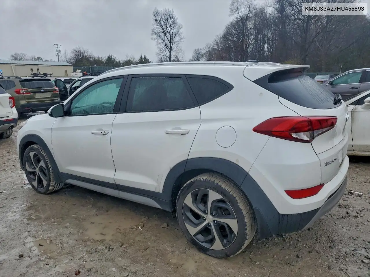 KM8J33A27HU455893 2017 Hyundai Tucson Limited