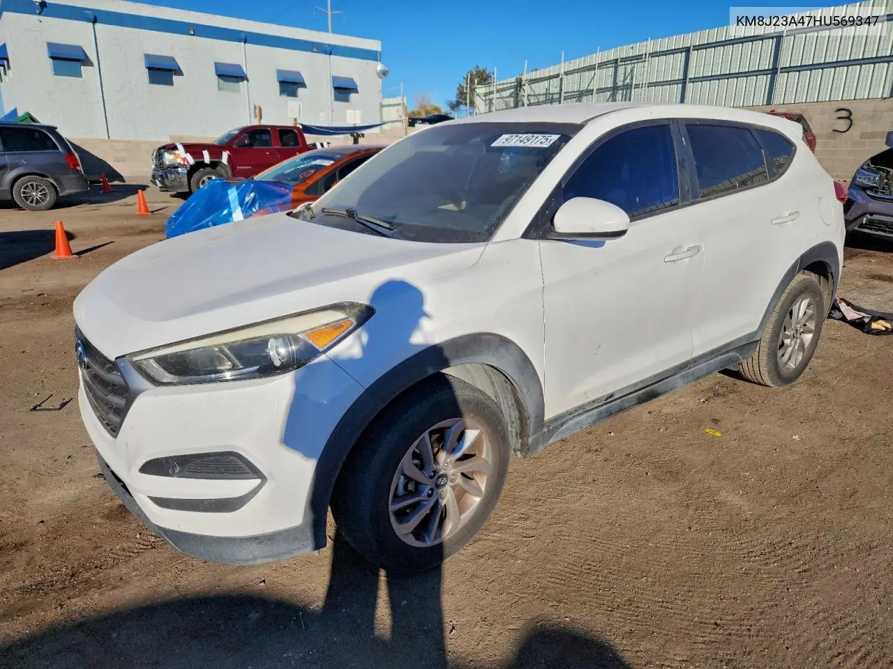 KM8J23A47HU569347 2017 Hyundai Tucson Se
