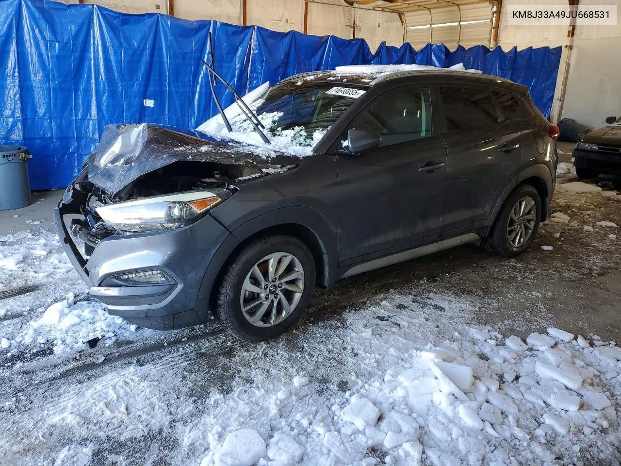 2018 Hyundai Tucson VIN: KM8J33A49JU668531 Lot: 52320296