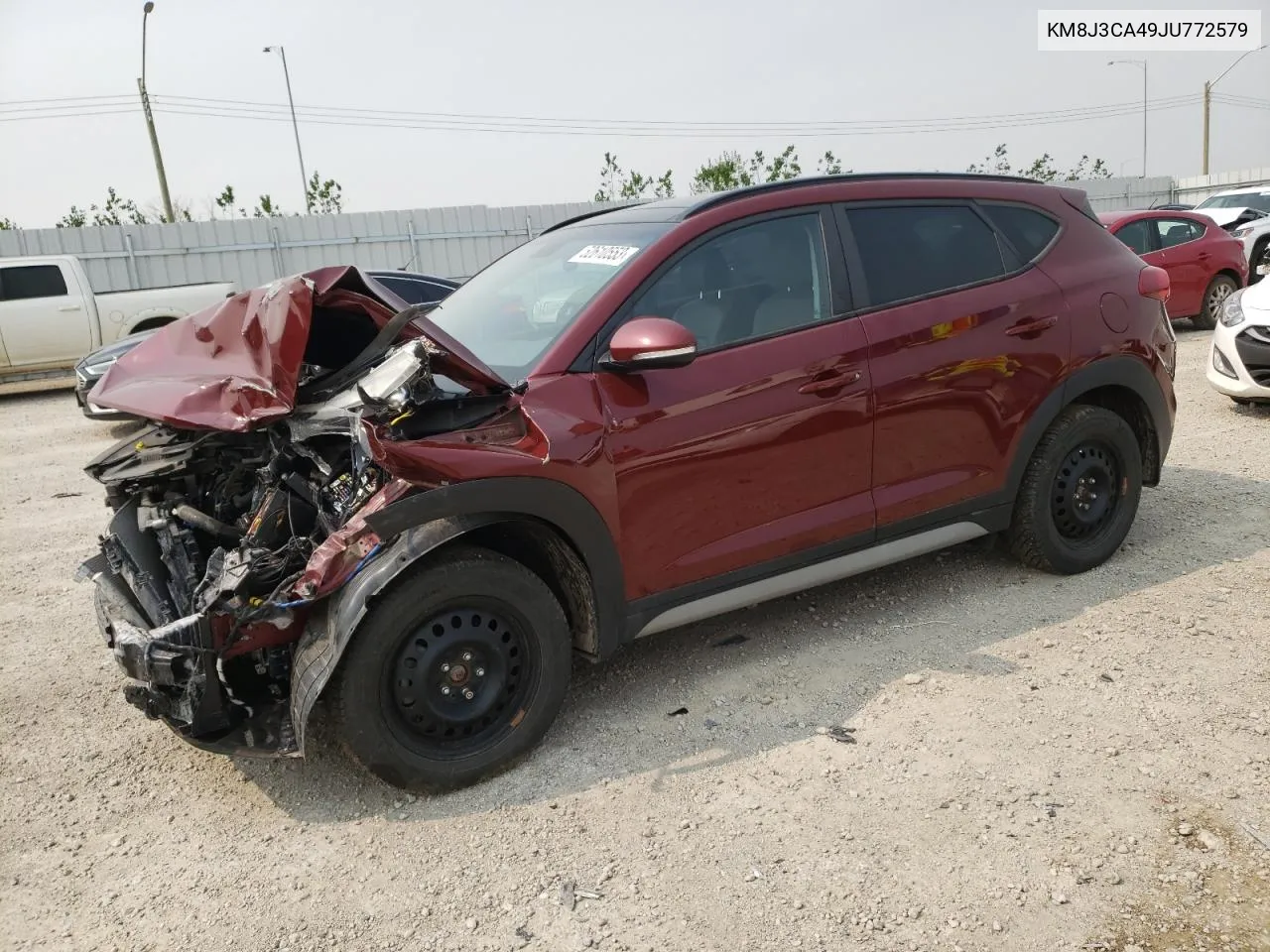 KM8J3CA49JU772579 2018 Hyundai Tucson Sel