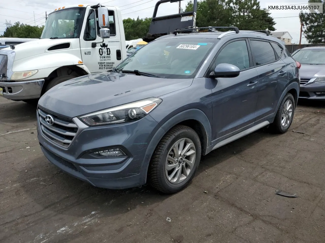 KM8J33A43JU665107 2018 Hyundai Tucson Sel