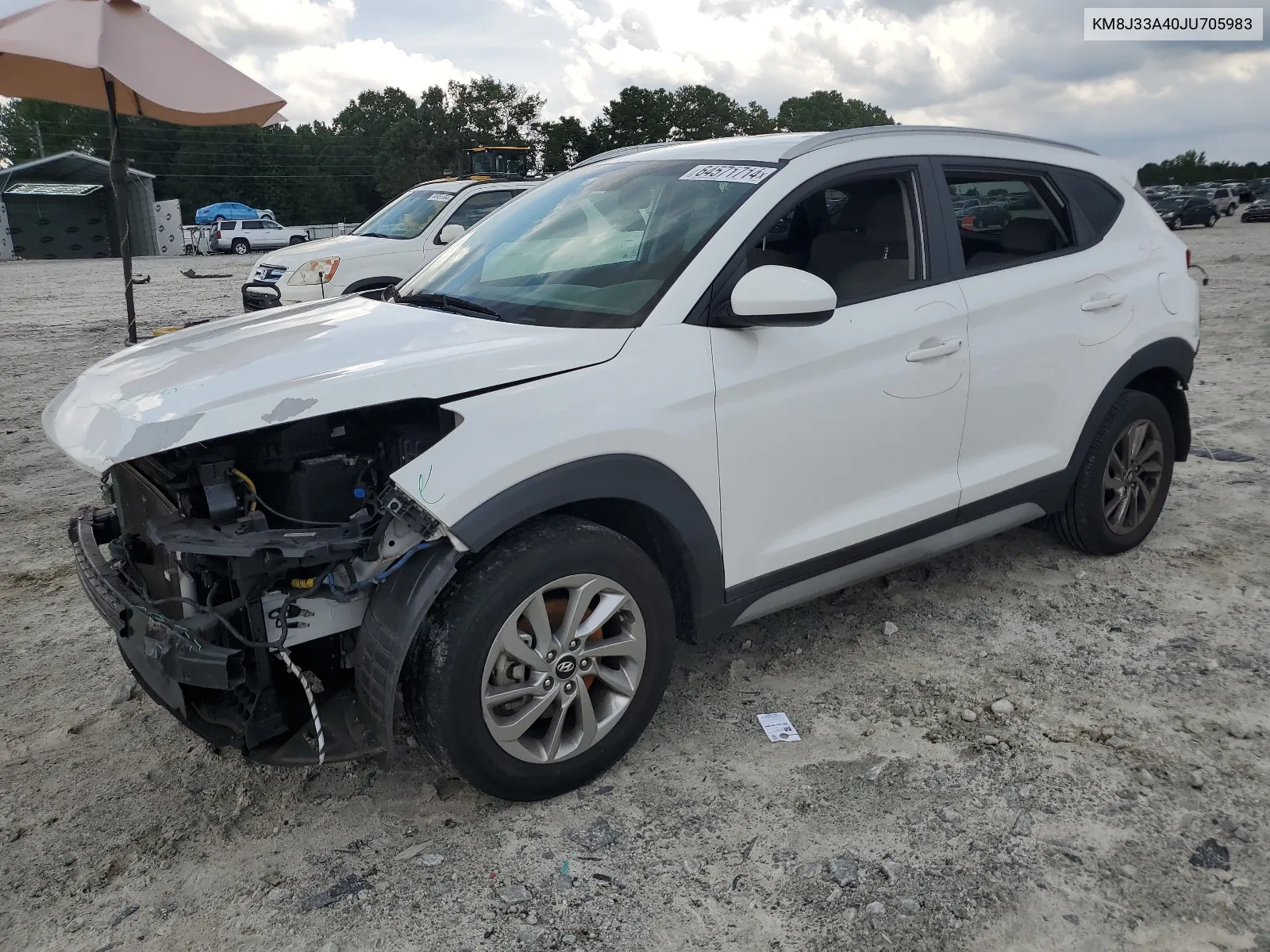 KM8J33A40JU705983 2018 Hyundai Tucson Sel