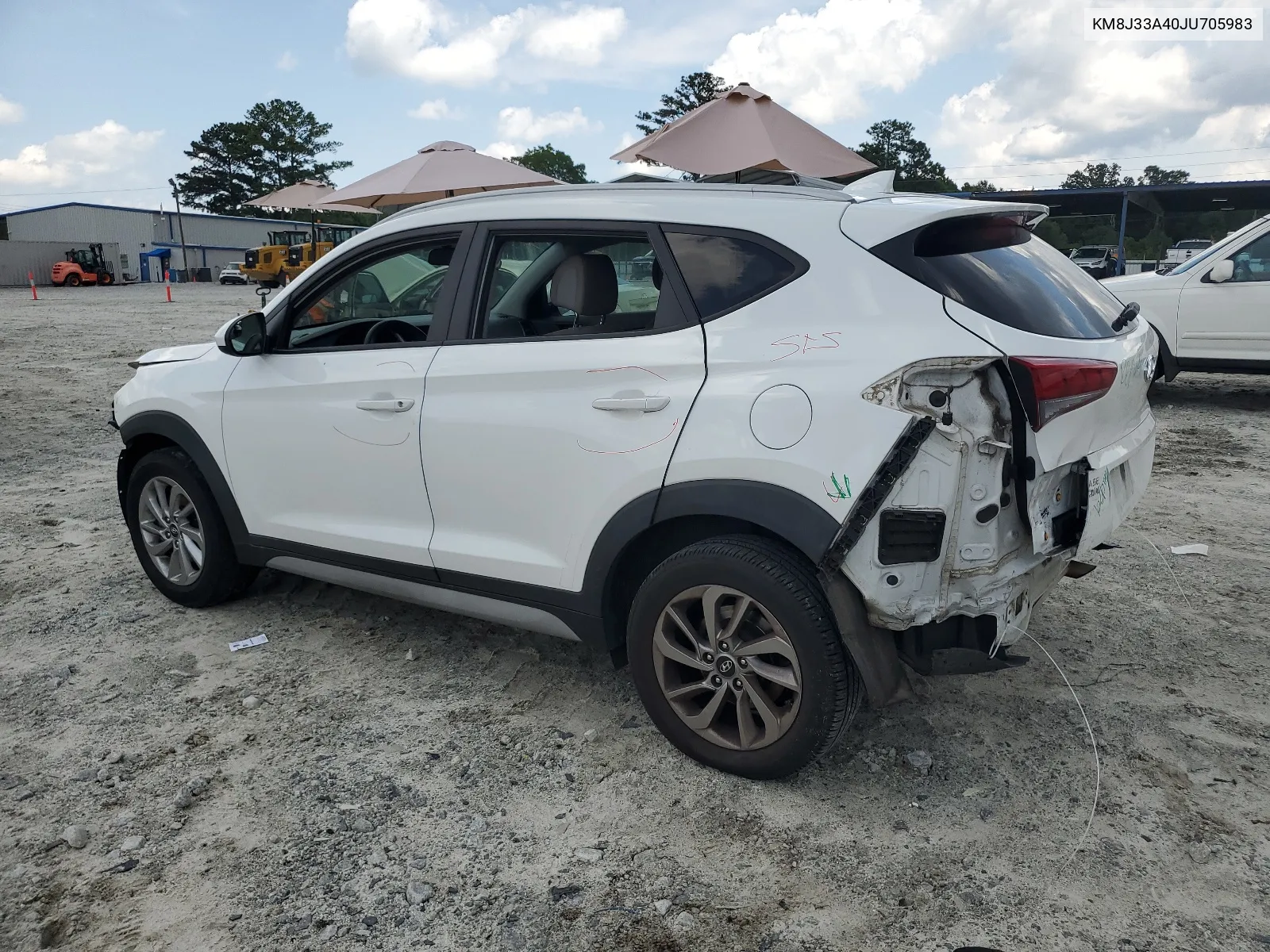 KM8J33A40JU705983 2018 Hyundai Tucson Sel