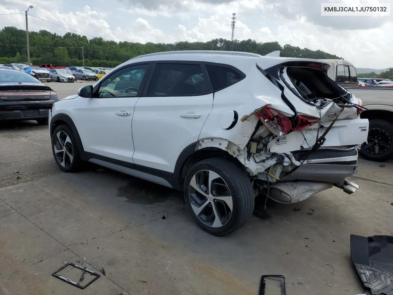 KM8J3CAL1JU750132 2018 Hyundai Tucson Sport